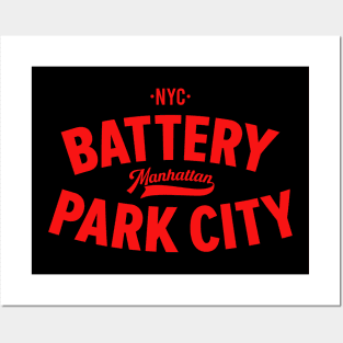 Battery Park City Manhattan: Urban Chic in New York City Posters and Art